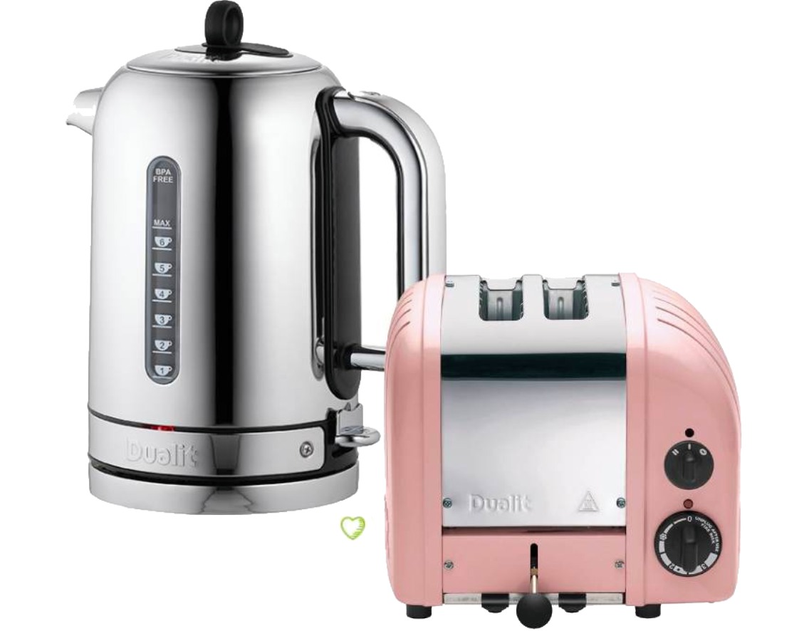 Dualit Wasserkocher - Toaster Set Classic Pink