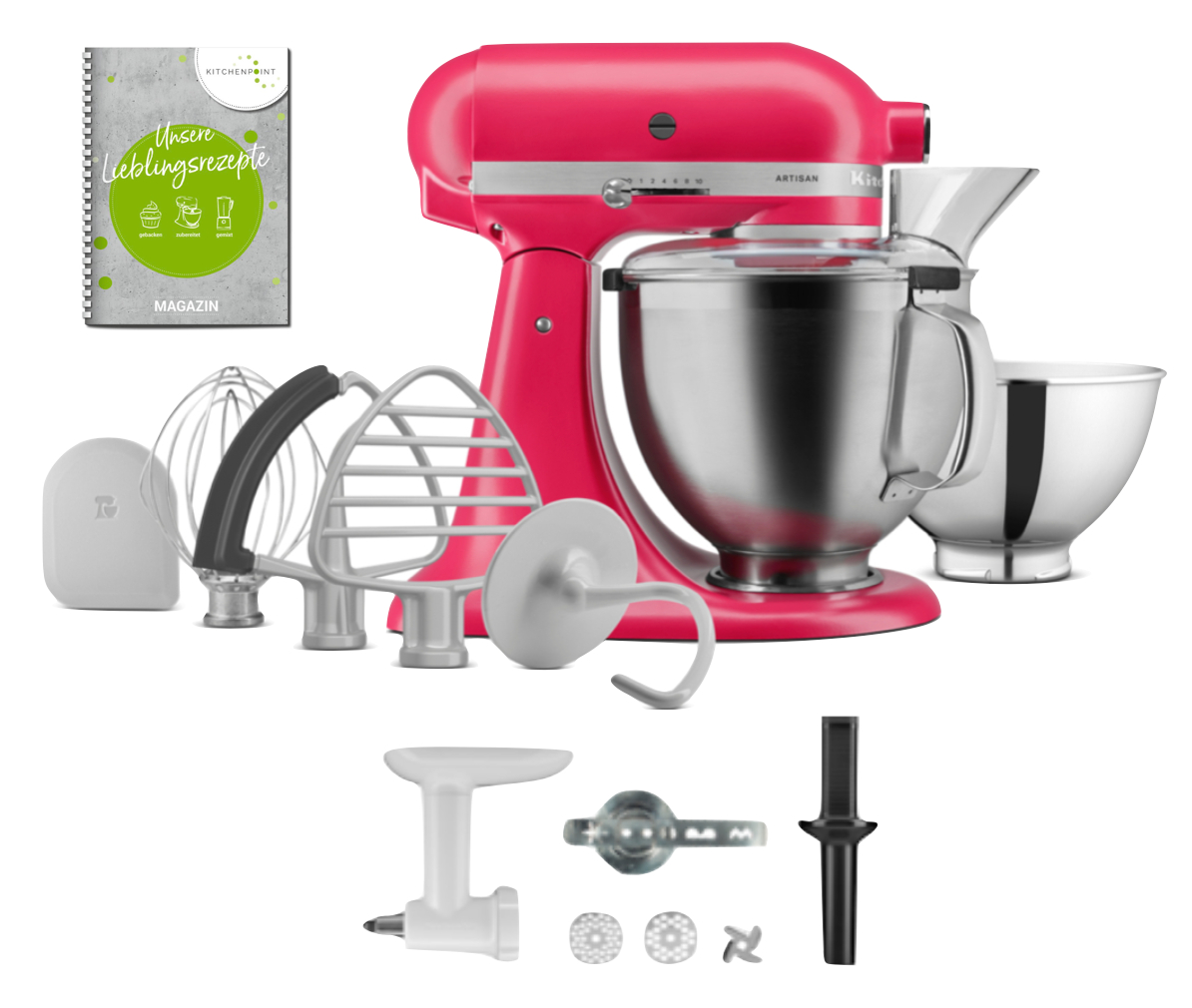KitchenAid Küchenmaschine 195 Hibiscus - Back Set KitchenAid Küchenmaschine 195 Hibiscus - Back Set