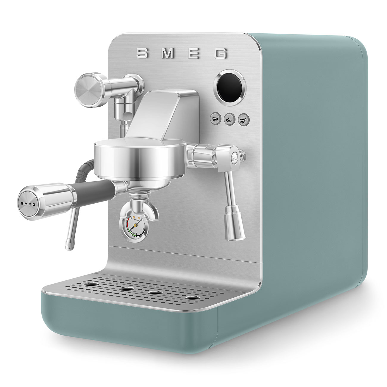 Smeg Espresso-Kaffeemaschine Minipro - Emerald Green-Matt Smeg Espresso-Kaffeemaschine Minipro - Emerald Green-Matt