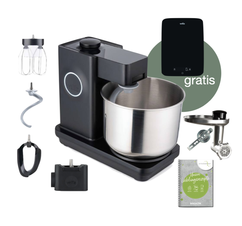 Wilfa Küchenmaschine Probaker schwarz - Back Set