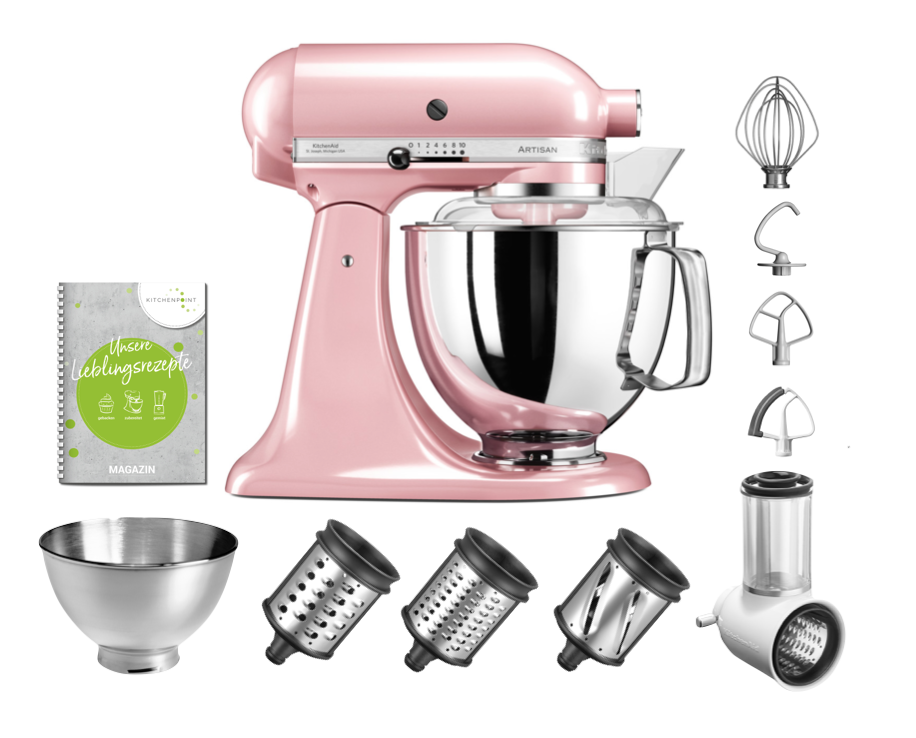 Artisan Mixer, 4.8L, Model 175, Seiden Pink color - KitchenAid