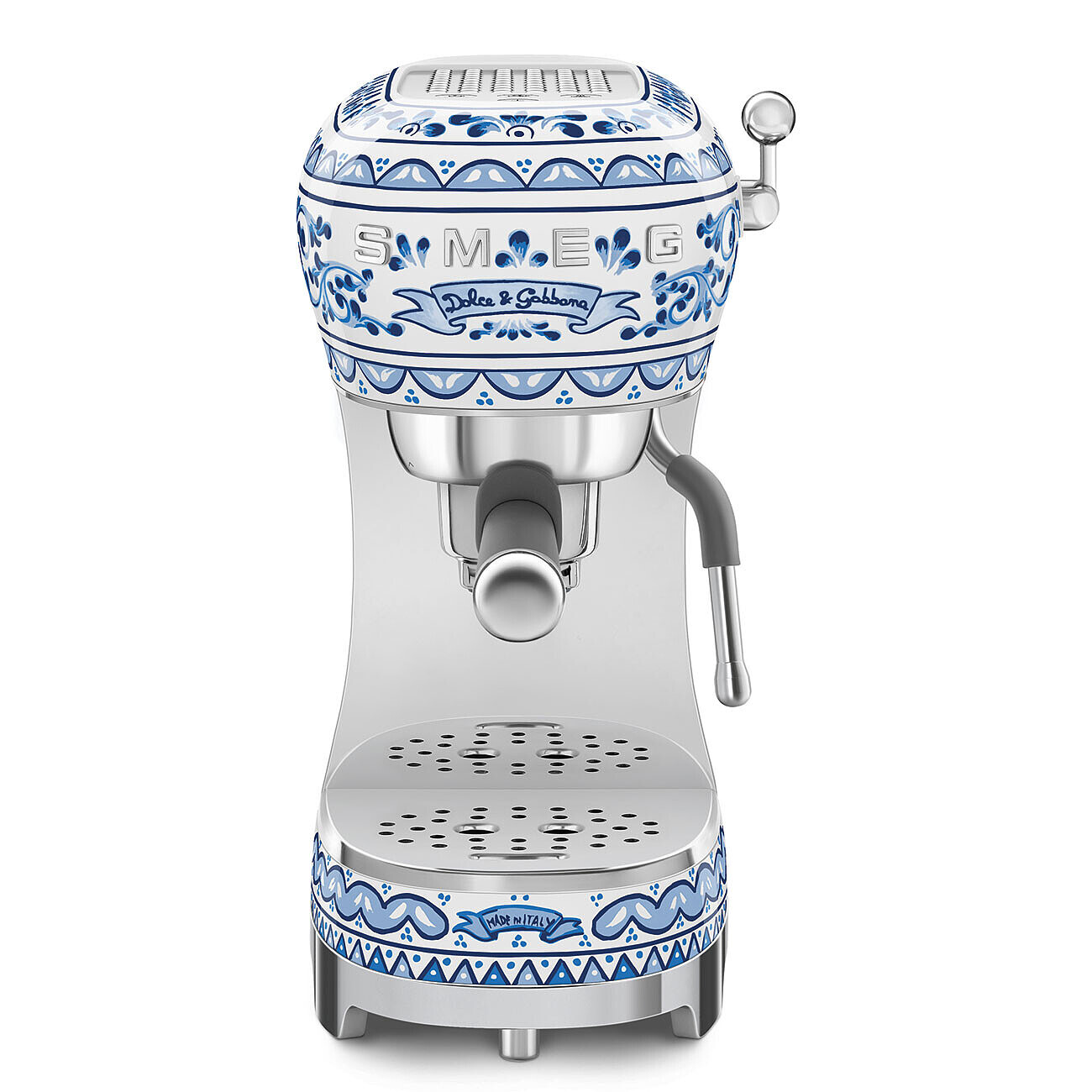 SMEG Espressomaschine Dolce & Gabbana Blu Mediterraneo
