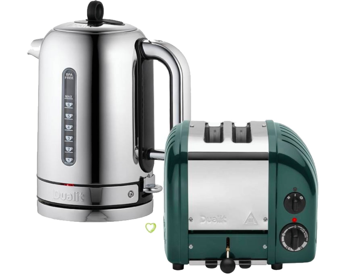 Dualit Wasserkocher - Toaster Set Classic Evergreen