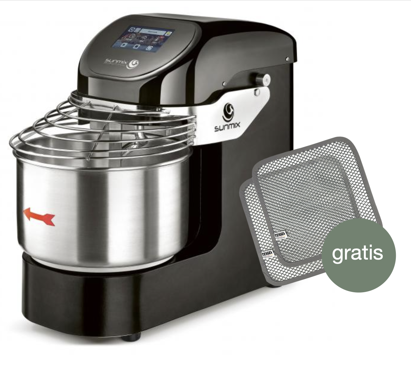 Sunmix EVO Line 6 Spiralkneter Schwarz - Kitchenpoint.de