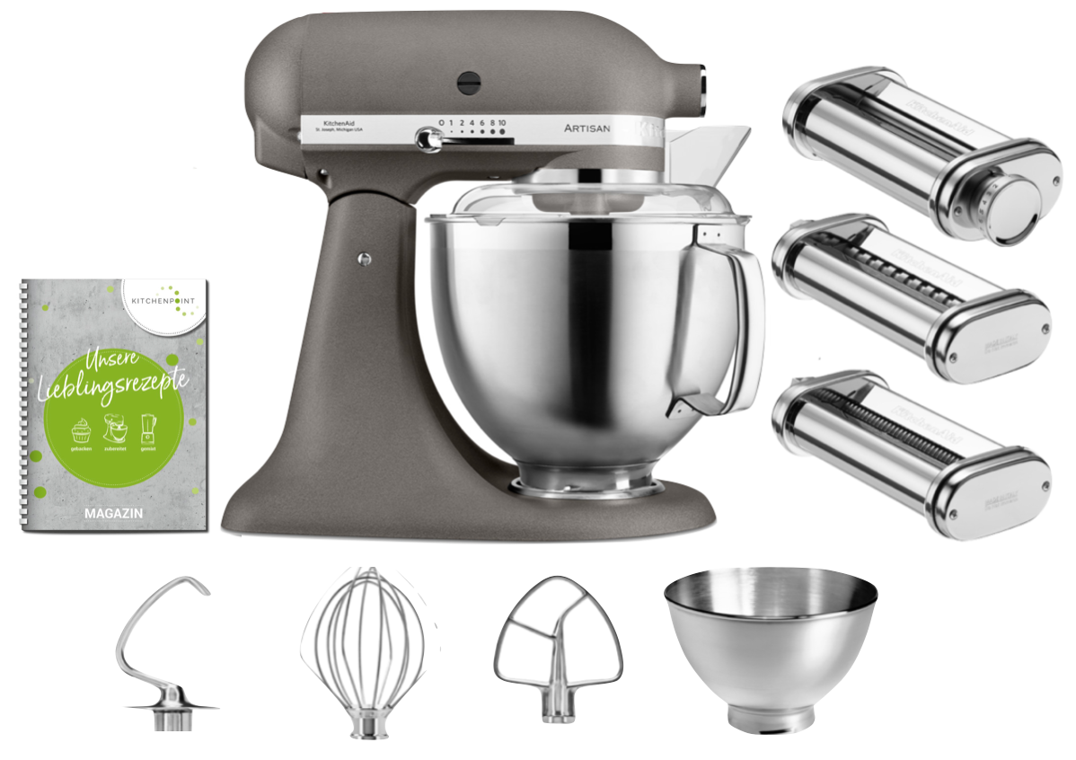 KitchenAid Küchenmaschine 185 Pasta Set Grau KitchenAid Küchenmaschine 185 Pasta Set Grau