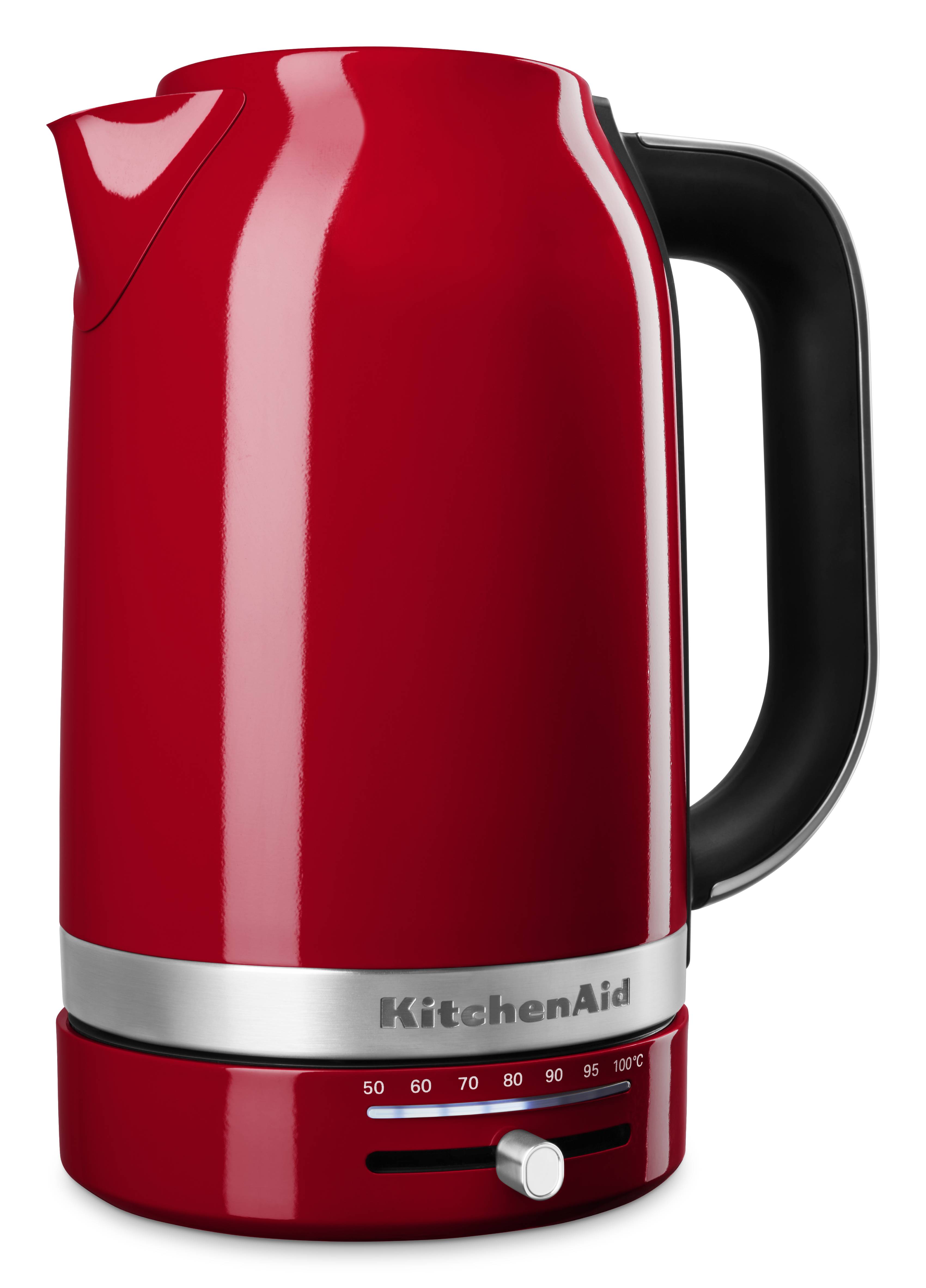 KitchenAid Wasserkocher 1,7l  mit Temperaturregelung Empire rot