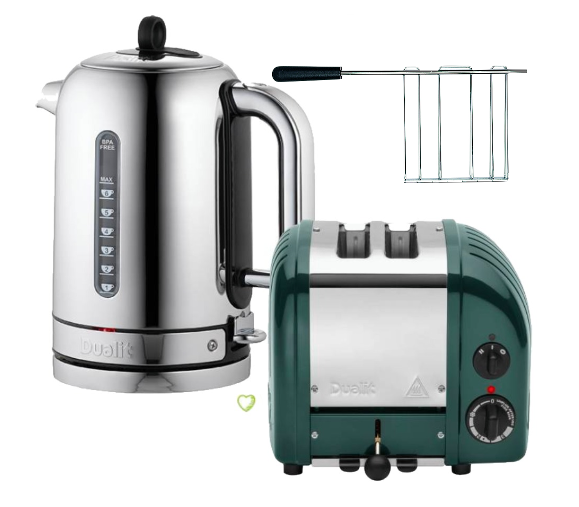 Dualit Kitchen Dualit Classic Toaster 2 Scheiben Evergreen - Black Week Set - bei ...