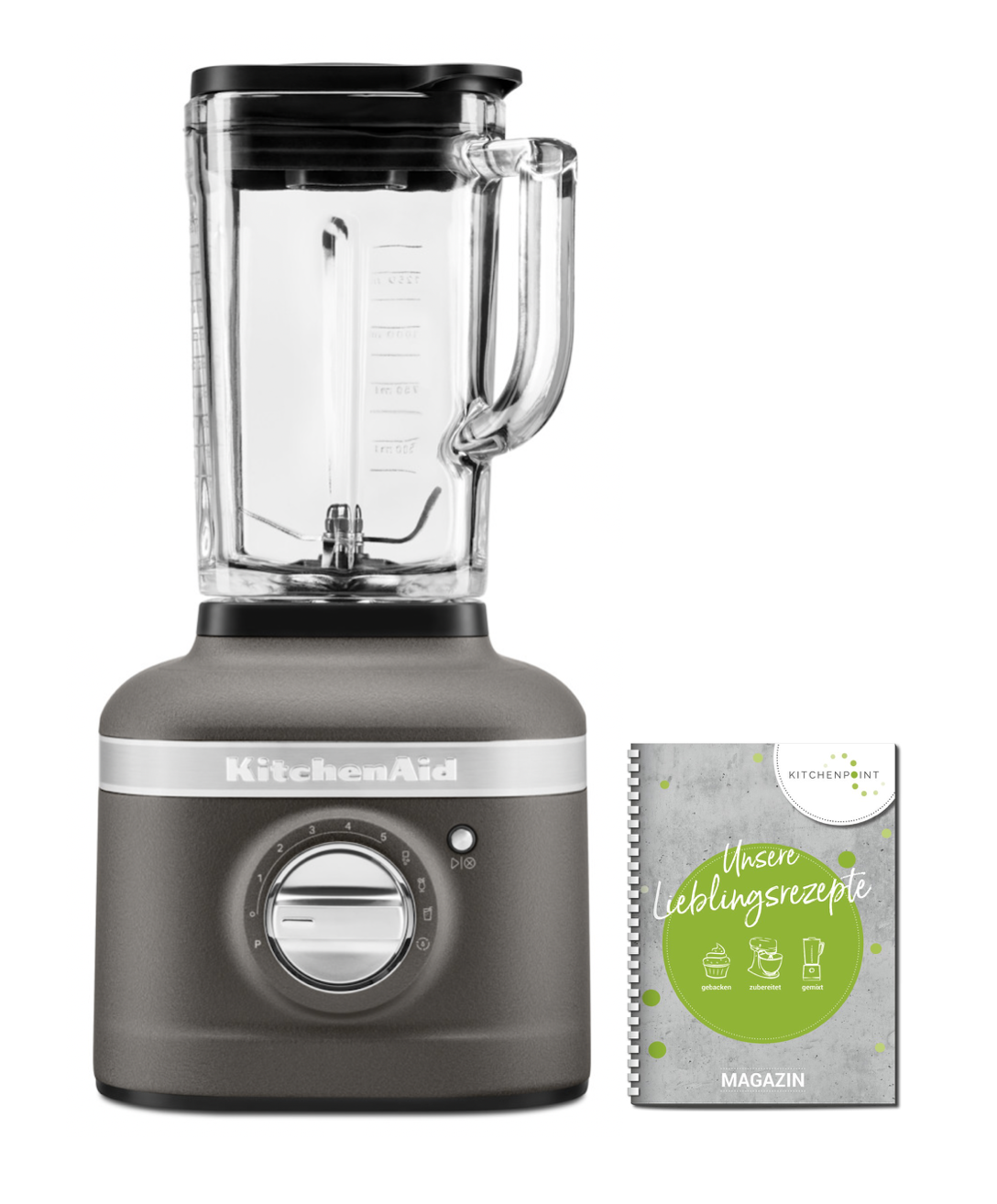 KitchenAid Artisan Blender K400 Mixer Grau KitchenAid Artisan Blender K400 Mixer Grau