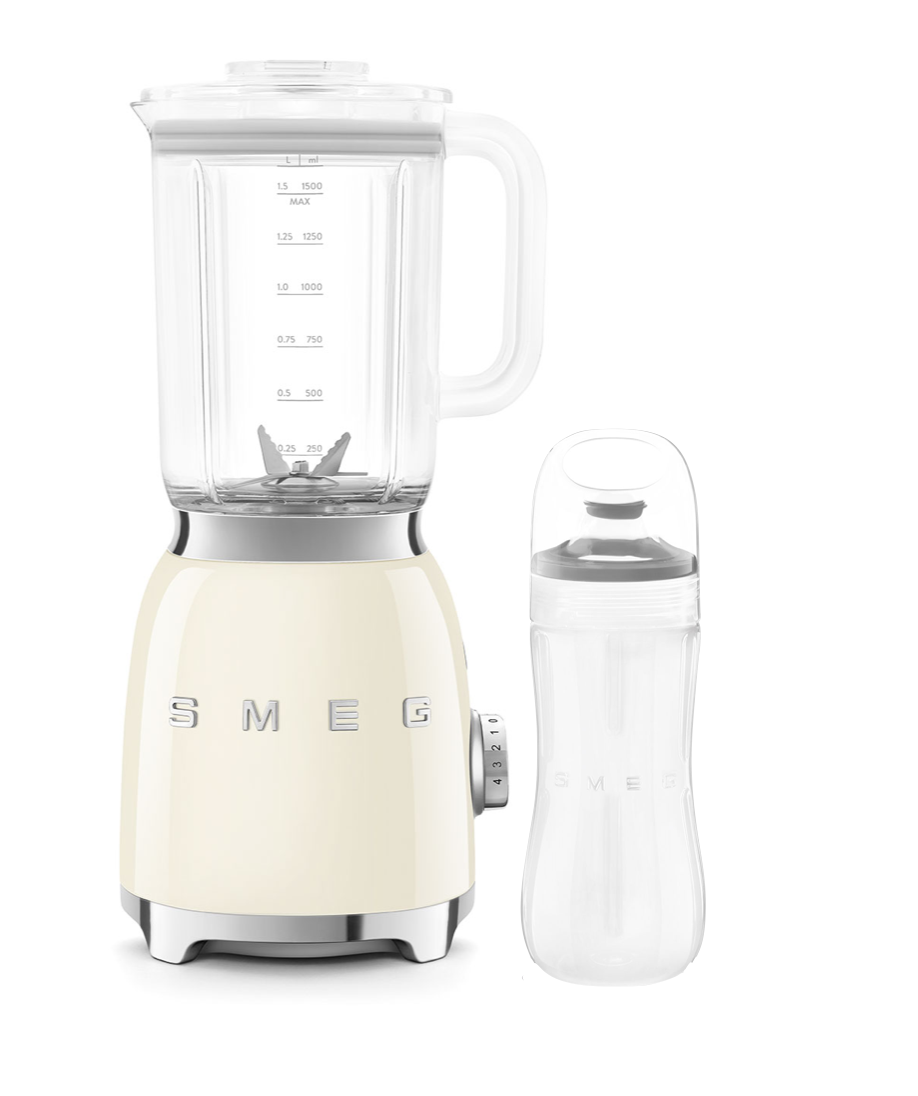 SMEG Blender Creme - inkl. Flasche - BLF03CREU - Kitchenpoint.de