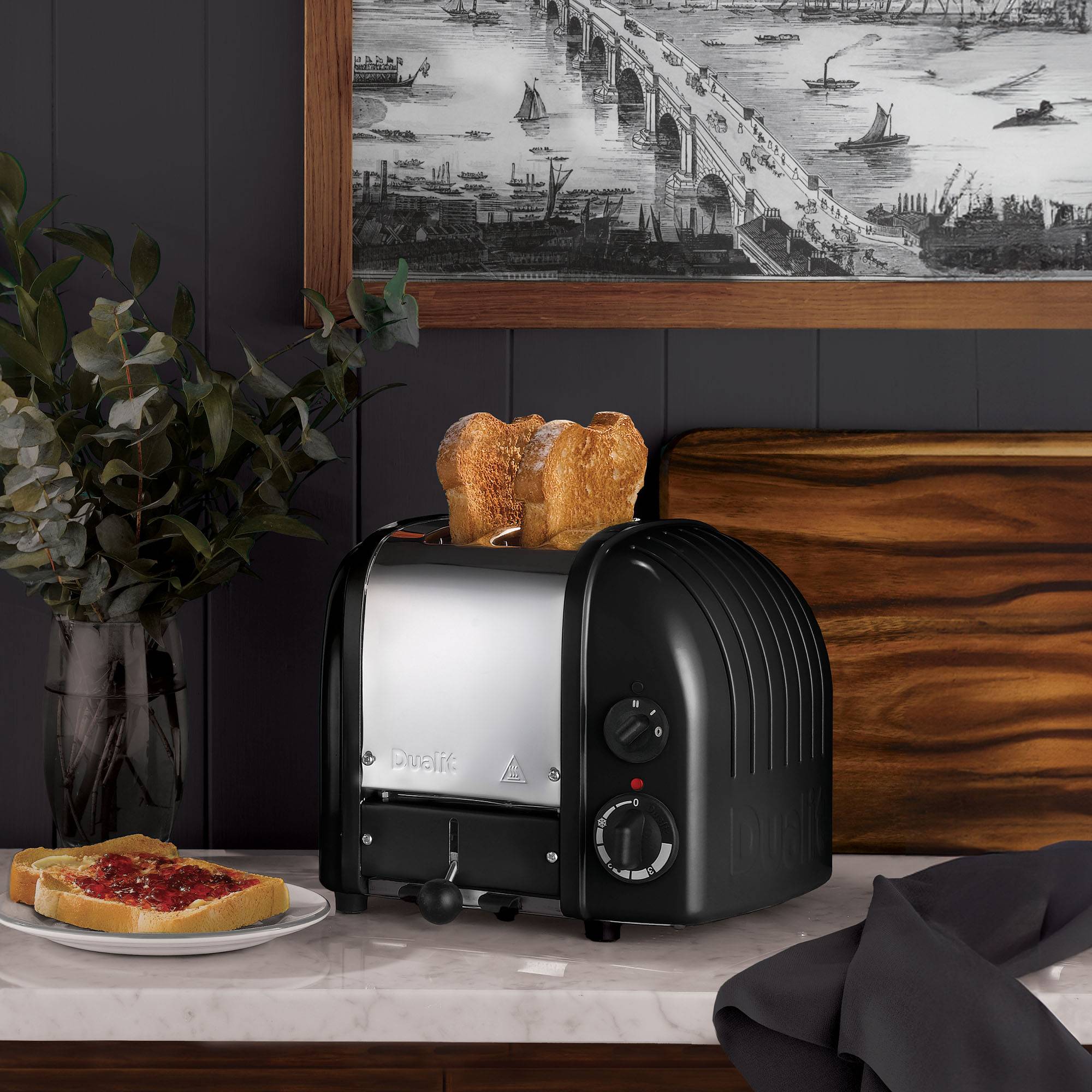 Dualit Wasserkocher - Toaster Set Classic Matt Schwarz