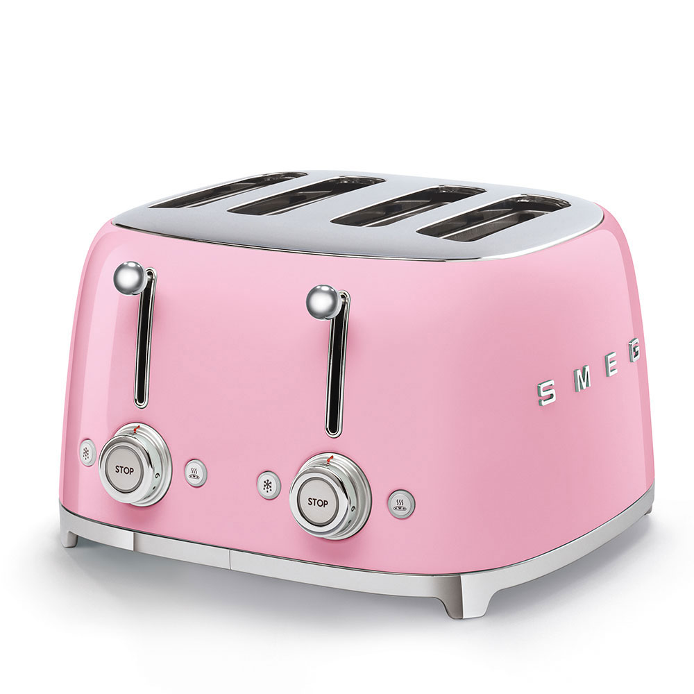 SMEG Toaster 4 Schlitze Cadillac Pink