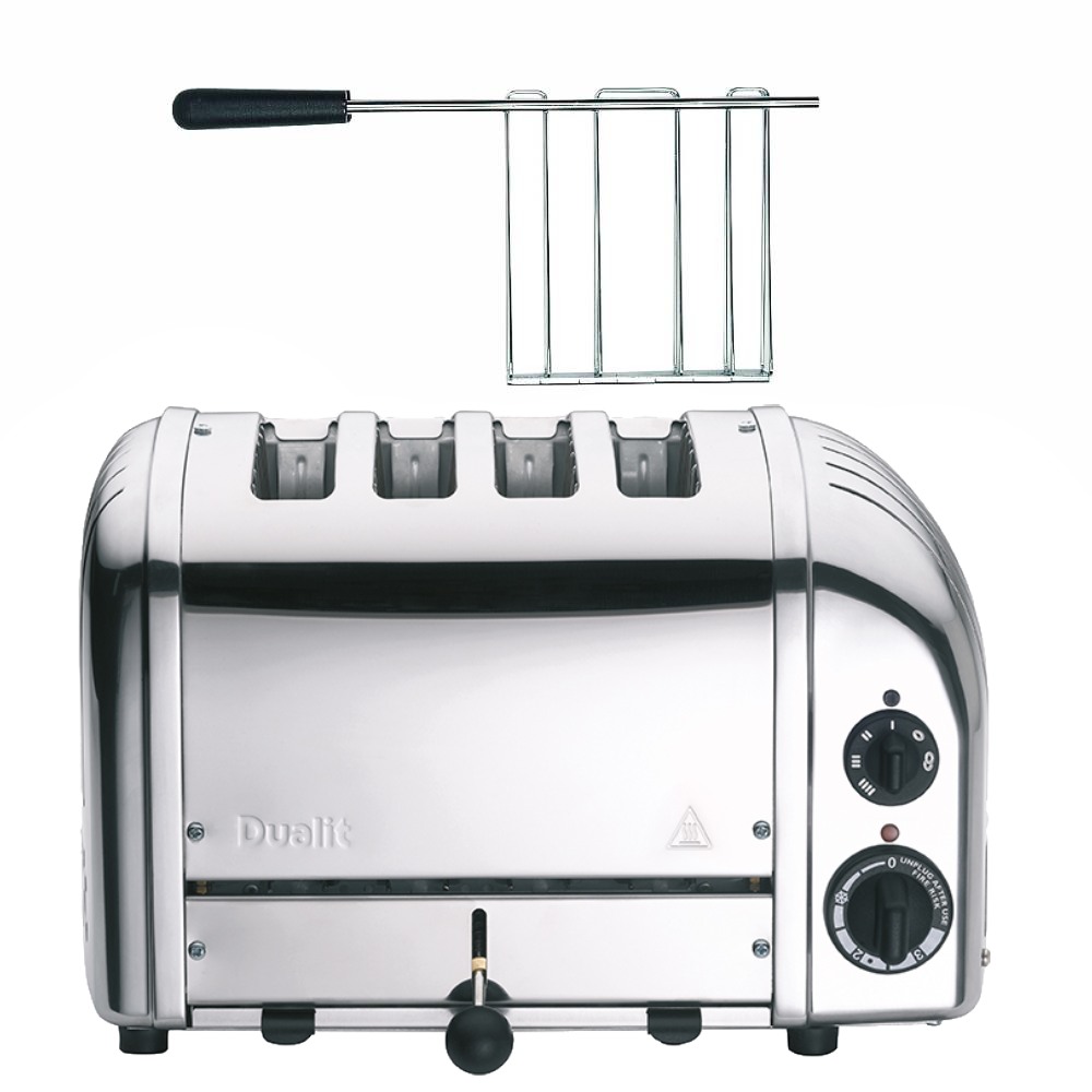 Dualit Classic Toaster 4 Scheiben Aluminium Poliert - Aktions Set