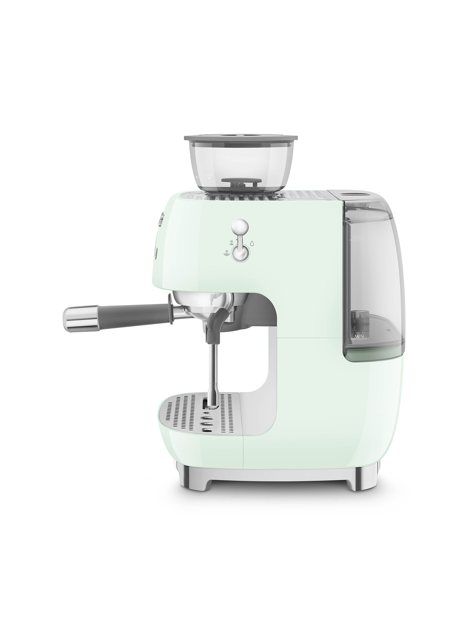 SMEG Espressomaschine mit integrierter Kaffeemühle Pastellgrün