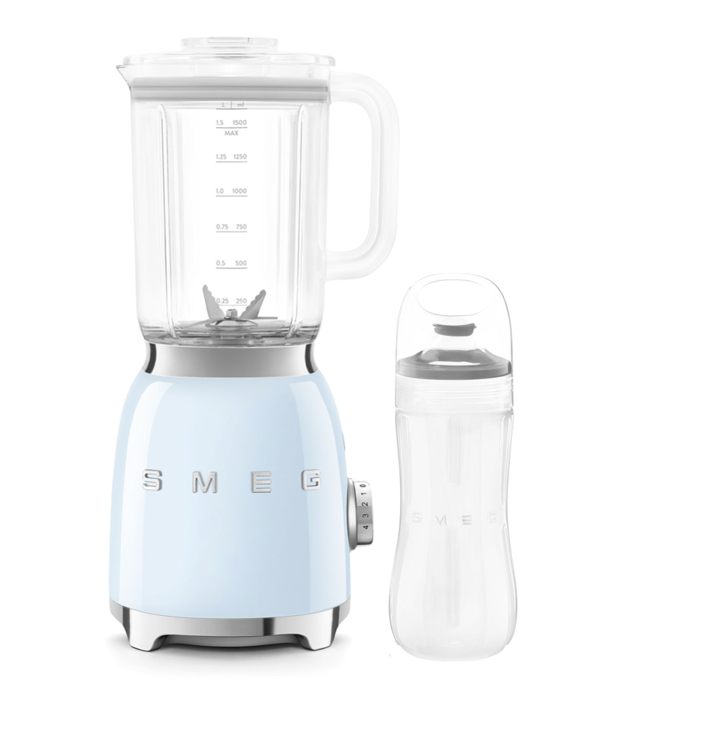 SMEG Blender Pastellblau inkl. Flasche