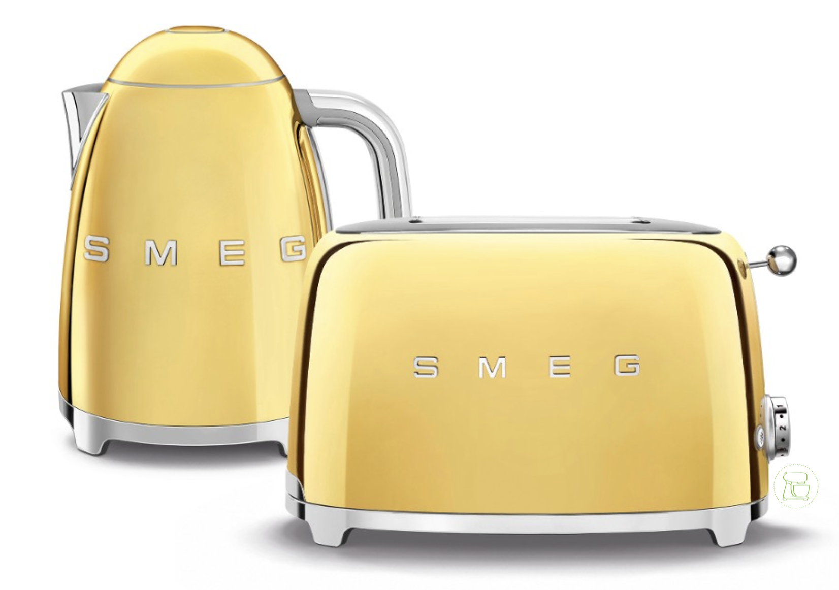 SMEG Wasserkocher - Toaster Set Gold