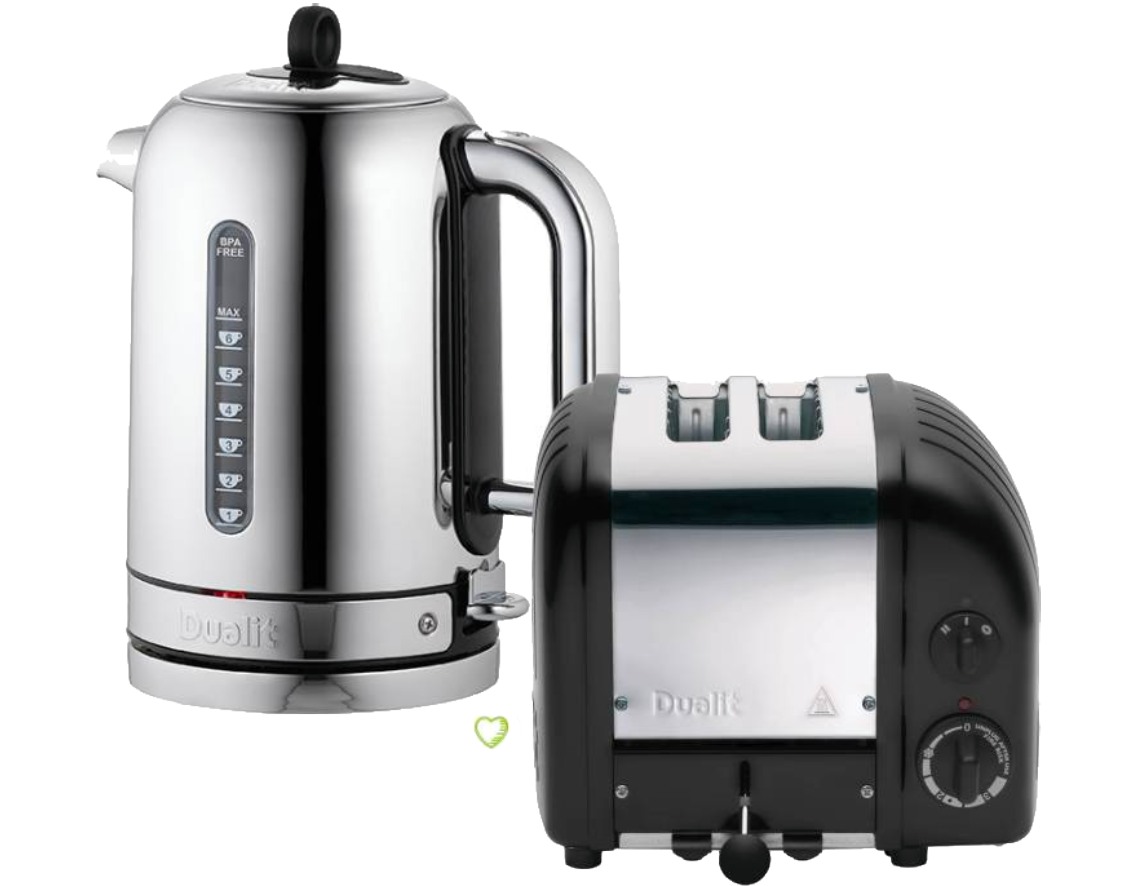 Dualit Wasserkocher - Toaster Set Classic Matt Schwarz