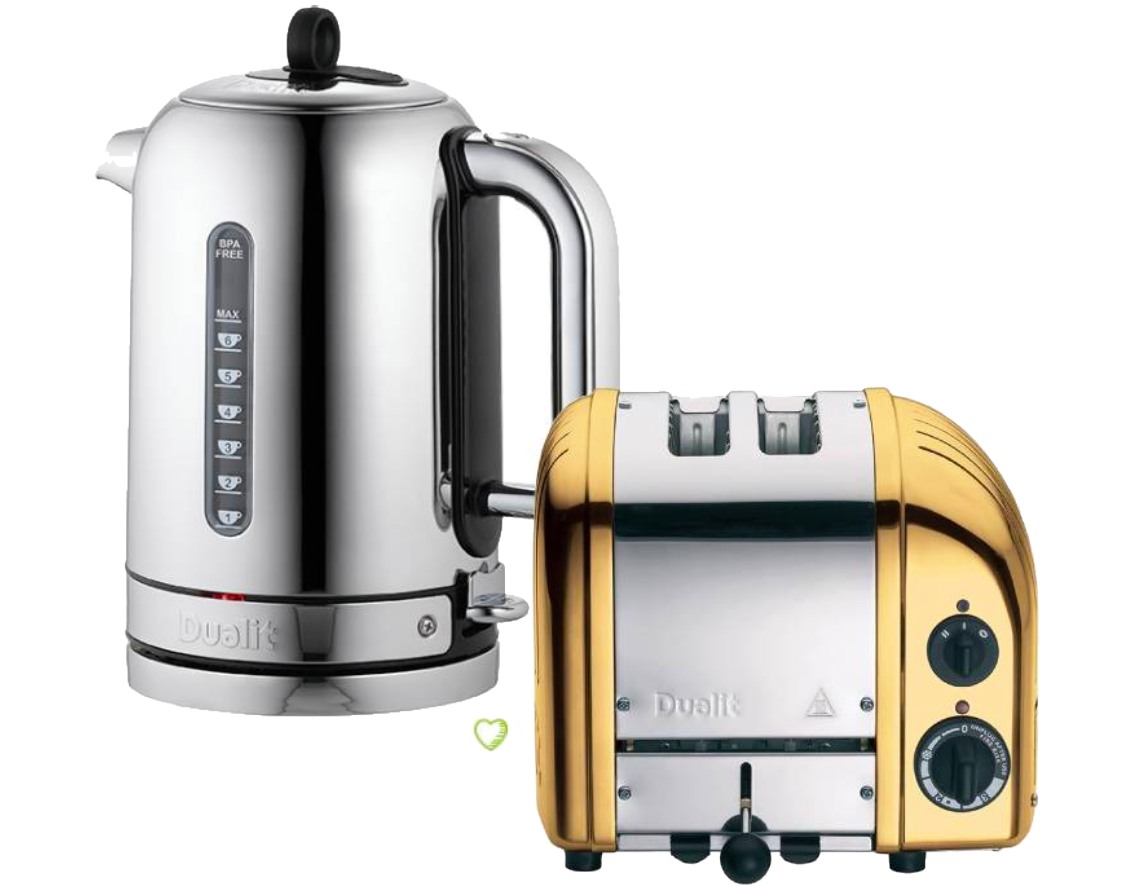 Dualit Wasserkocher - Toaster Set Classic Gold Dualit Wasserkocher - Toaster Set Classic Gold