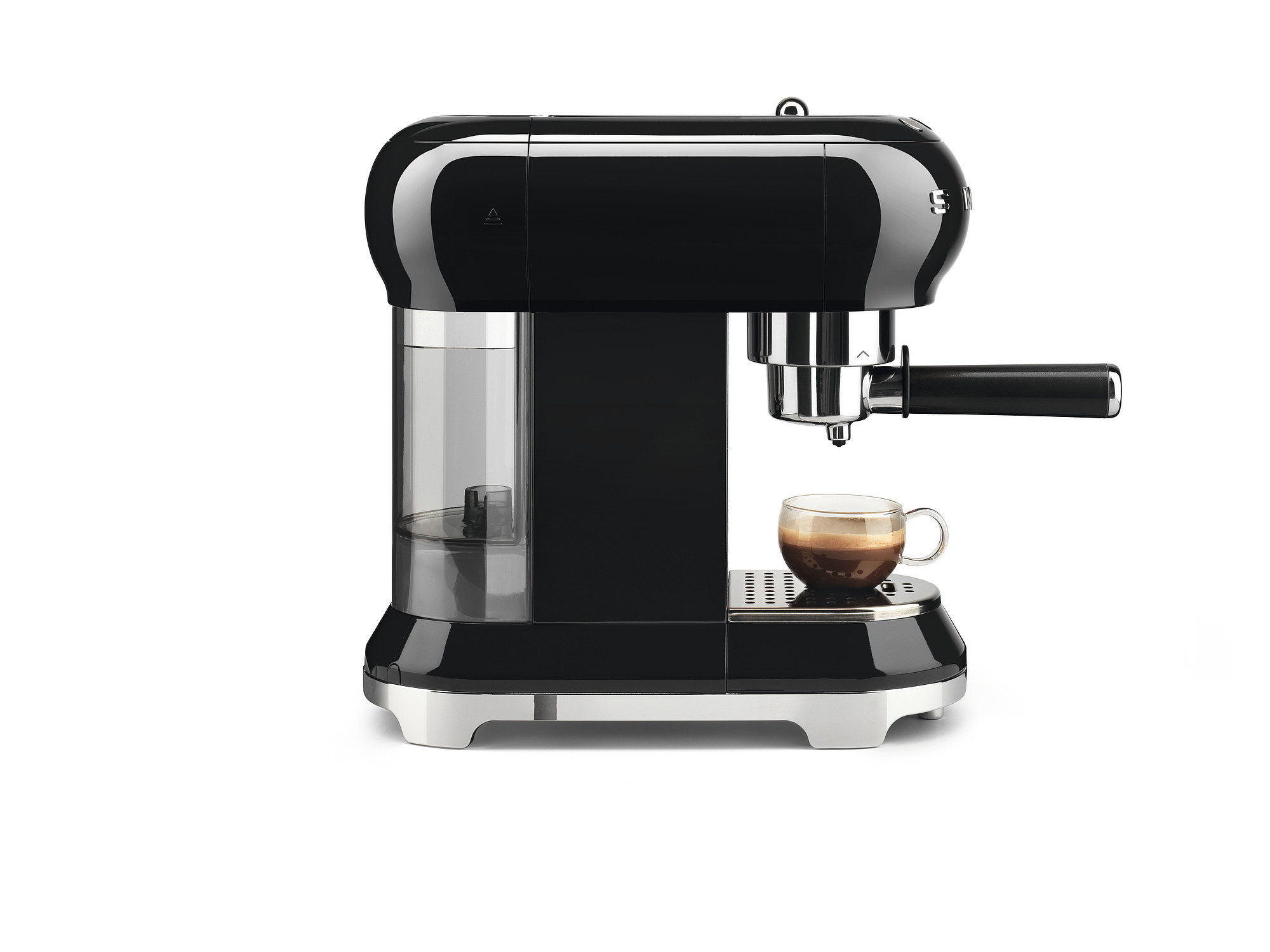 SMEG Espressomaschine Set schwarz