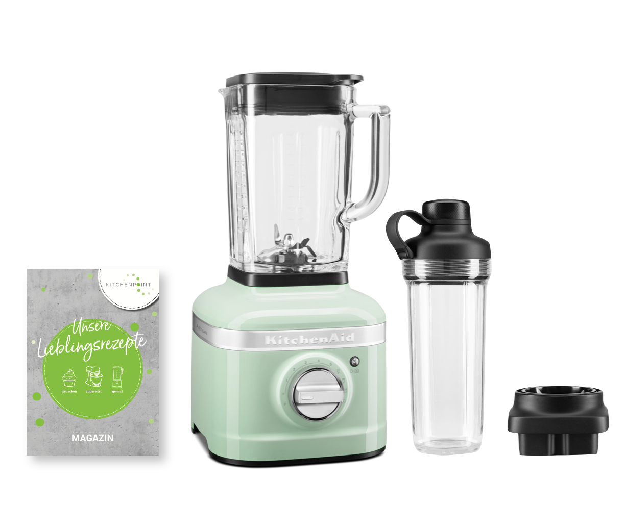 KitchenAid Blender K400 ToGo Mixbecher Set Pistazie KitchenAid Blender K400 ToGo Mixbecher Set Pistazie