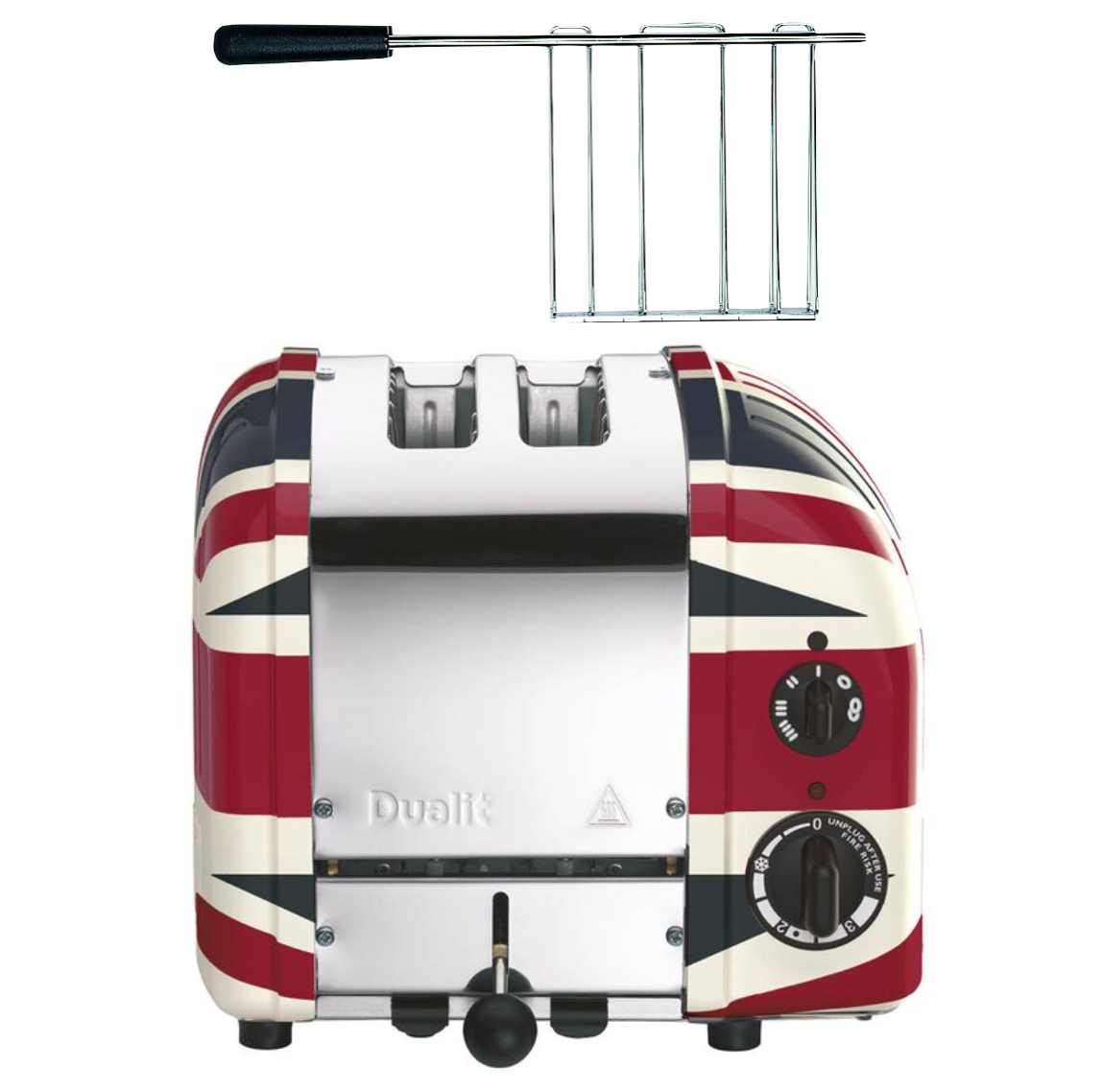 Dualit Classic Toaster 2 Scheiben Union Jack inkl. Sandwichzange