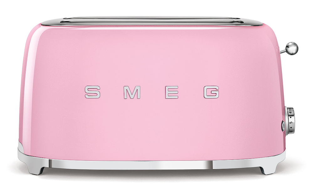 SMEG 4 Scheiben Toaster lang Cadillac Pink SMEG 4 Scheiben Toaster lang Cadillac Pink