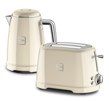 Novis Wasserkocher - Toaster Set Creme