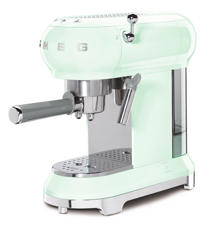 SMEG Espressomaschine Pastellgrün - Sale