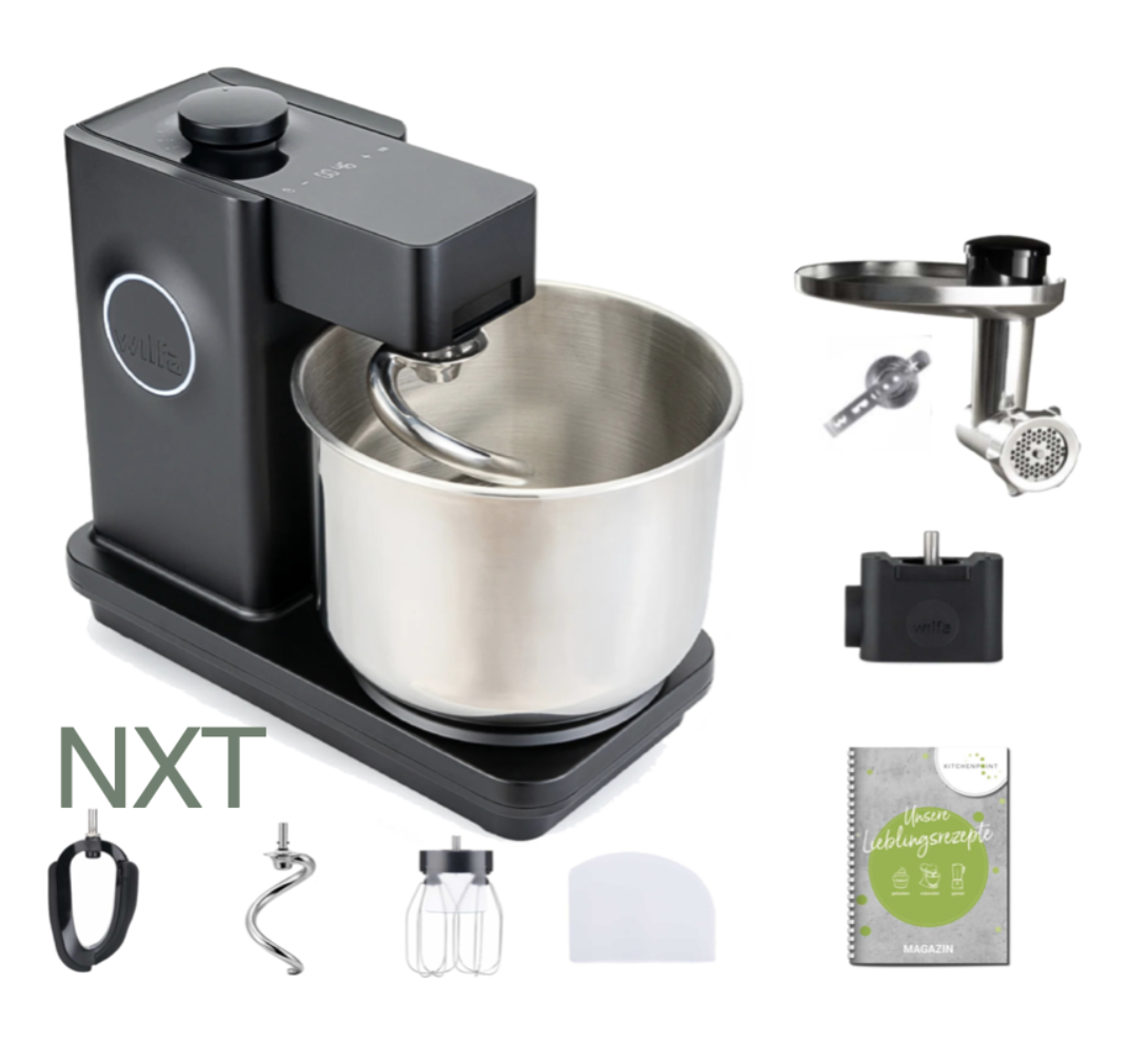 Wilfa Küchenmaschine PROBAKER NXT, Schwarz - Back Set