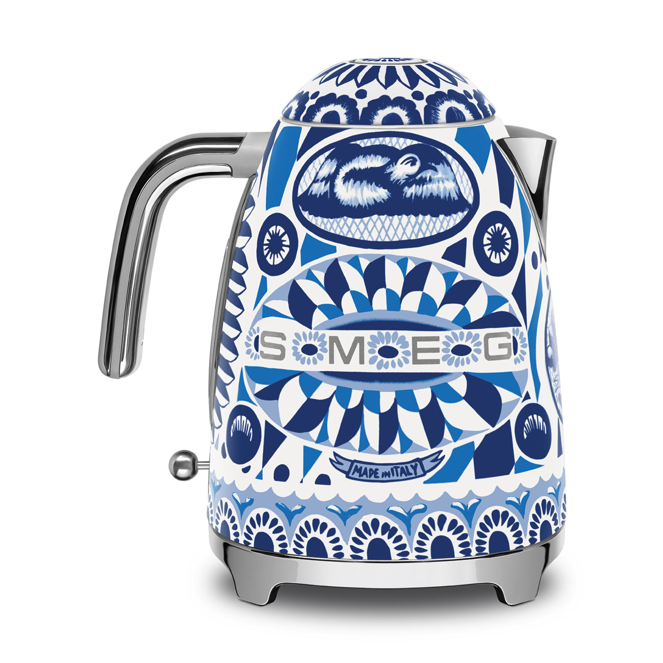 SMEG Wasserkocher - Toaster Set Dolce & Gabbana Blu Mediterraneo