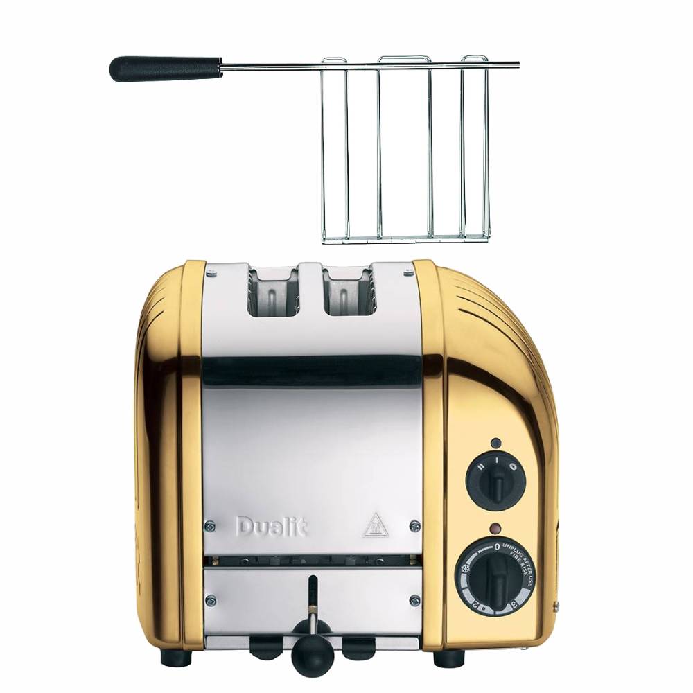 Dualit Classic Toaster 2 Scheiben Gold - Aktions Set