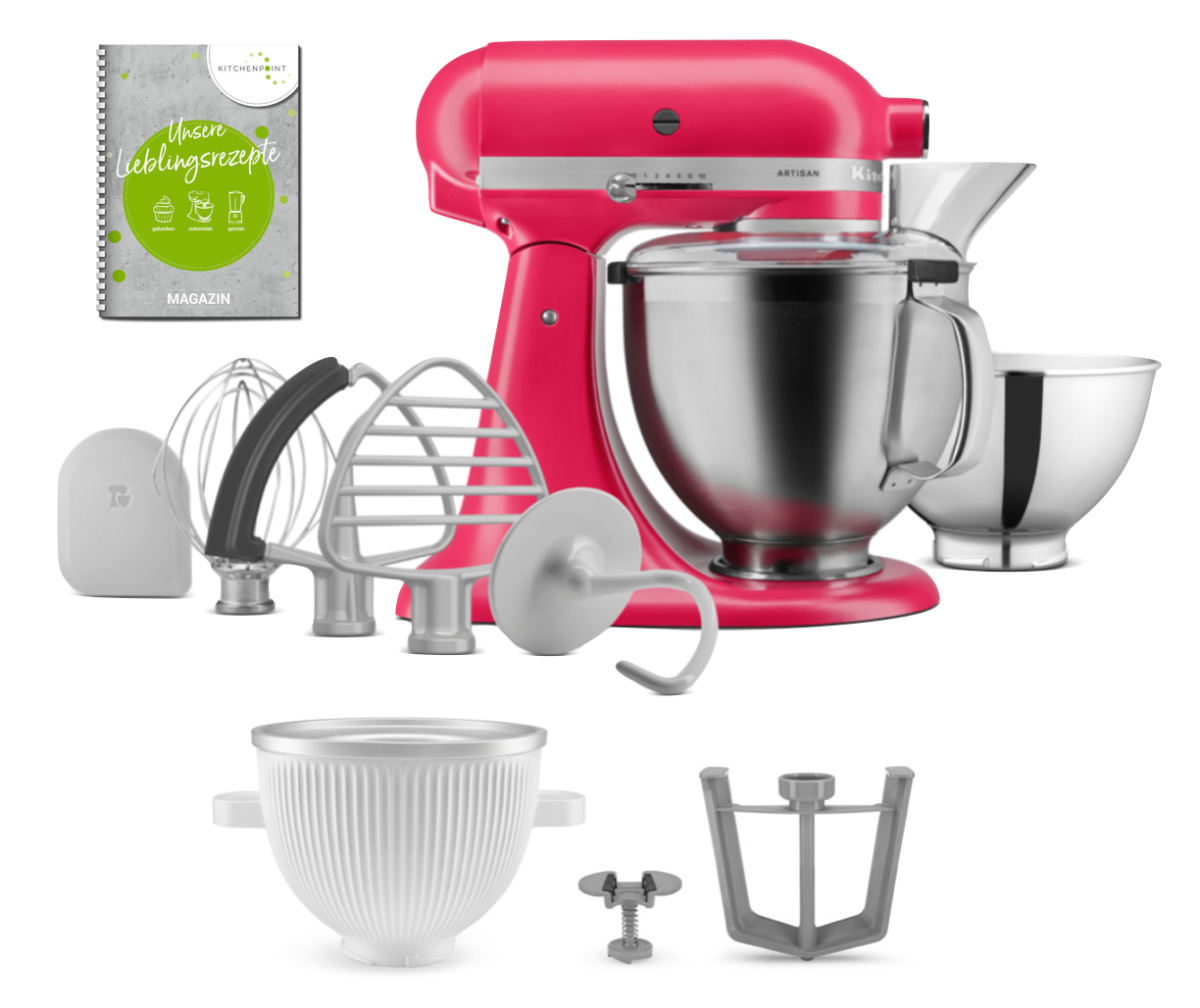 KitchenAid Küchenmaschine 195 Hibiscus - Eis Set KitchenAid Küchenmaschine 195 Hibiscus - Eis Set