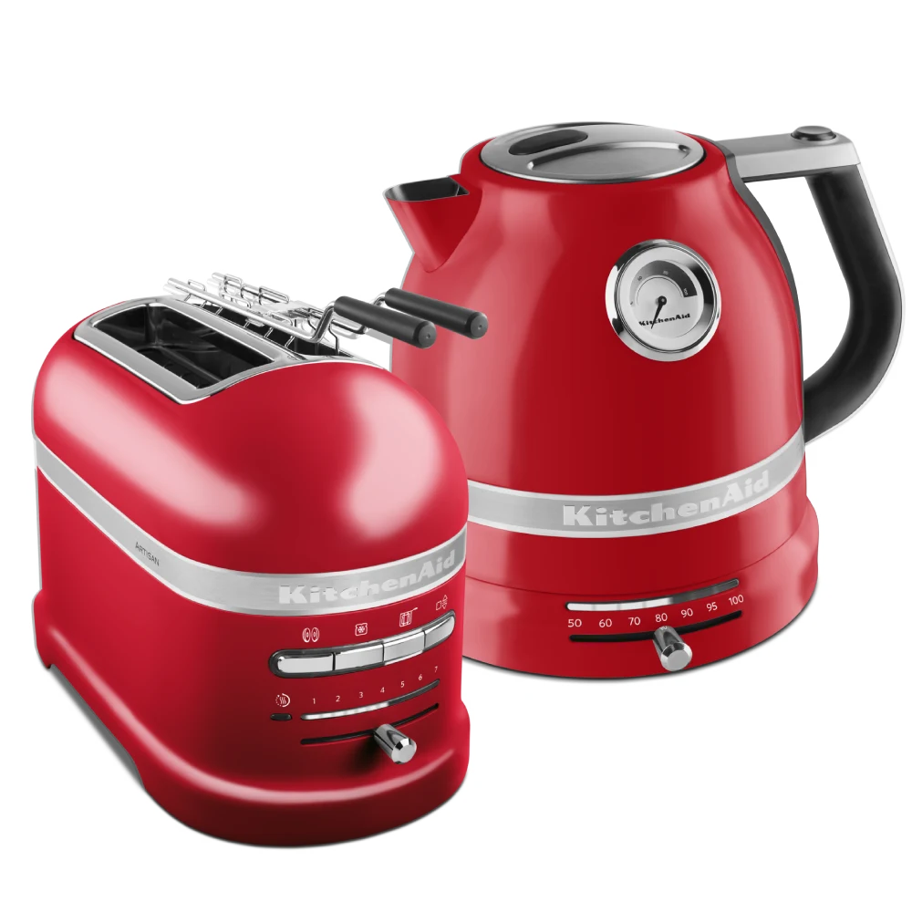 KitchenAid Artisan Wasserkocher - Toaster Set Empire Rot KitchenAid Artisan Wasserkocher - Toaster Set Empire Rot