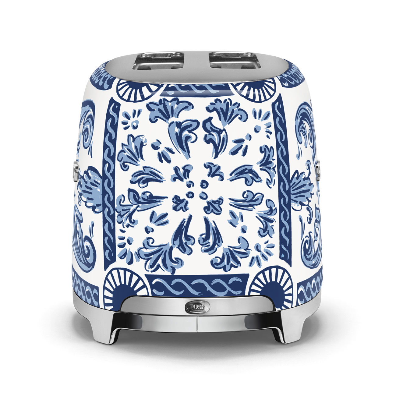 SMEG Toaster TSF01 mit Brötchenaufsatz Dolce & Gabbana Blu Mediterraneo
