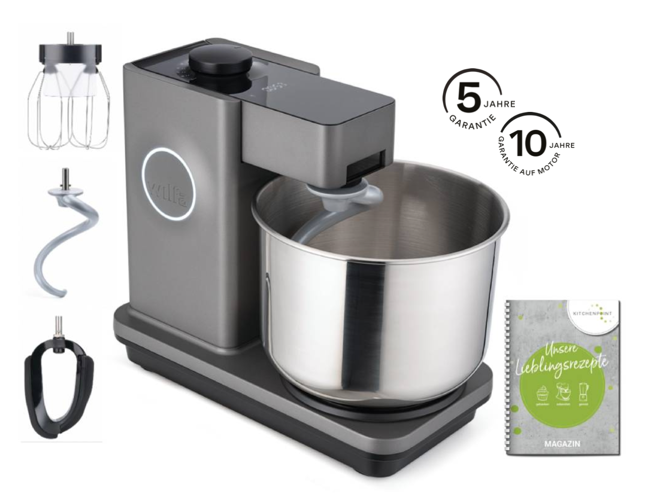 Wilfa Küchenmaschine Probaker Timer grau