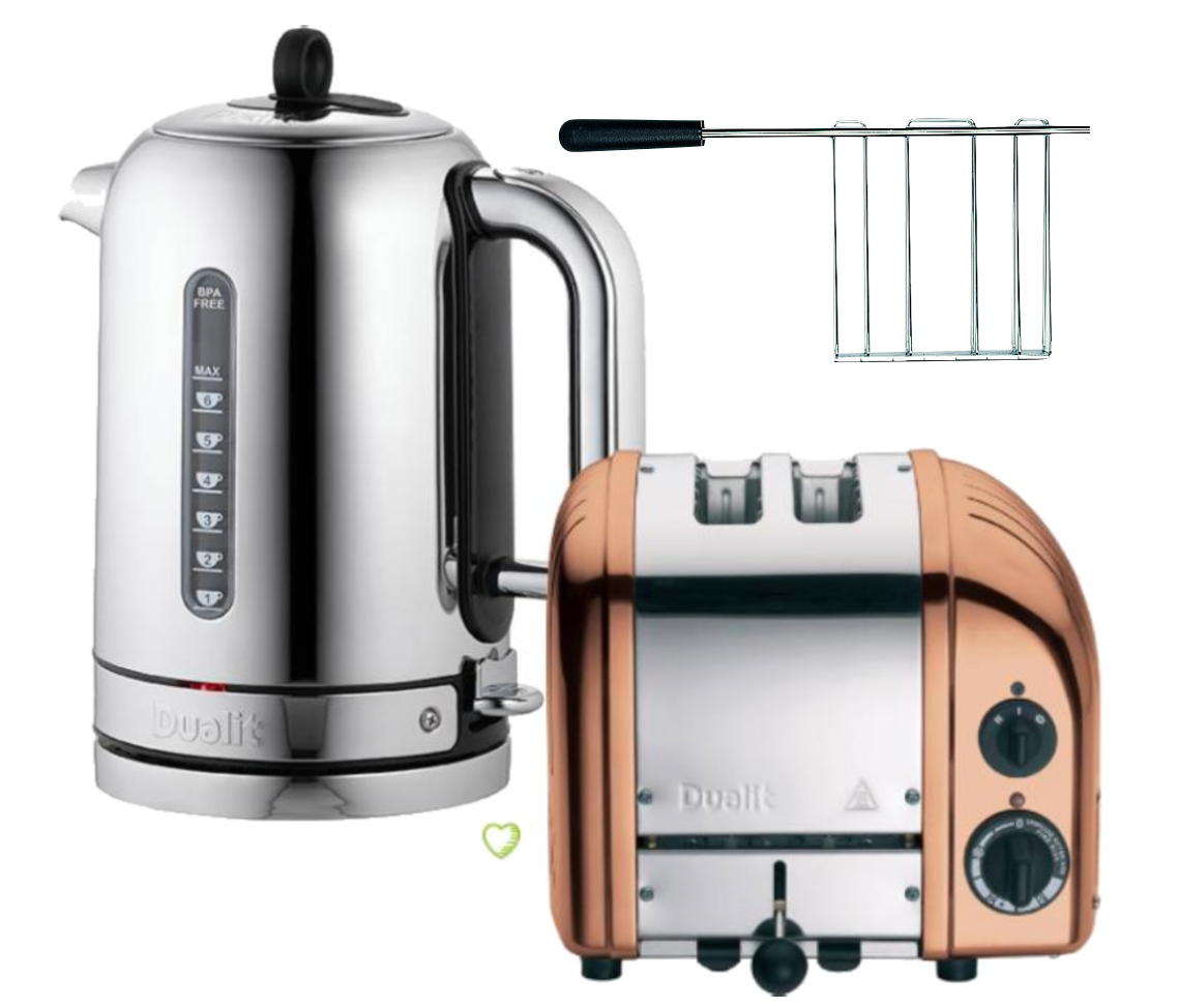 Dualit Classic Toaster 2 Scheiben Kupfer - Black Week Set