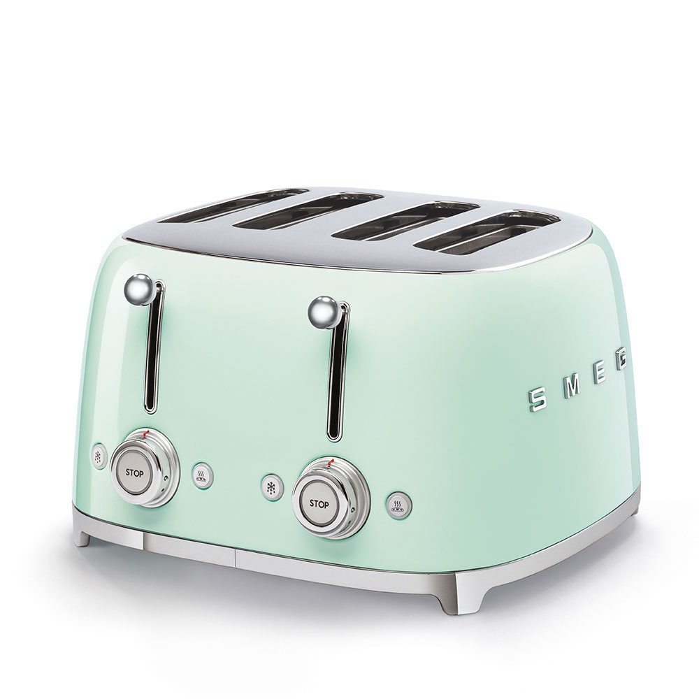 SMEG Toaster 4 Schlitze Pastellgrün