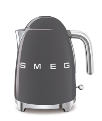 SMEG Wasserkocher - Toaster Set Anthrazit Grau