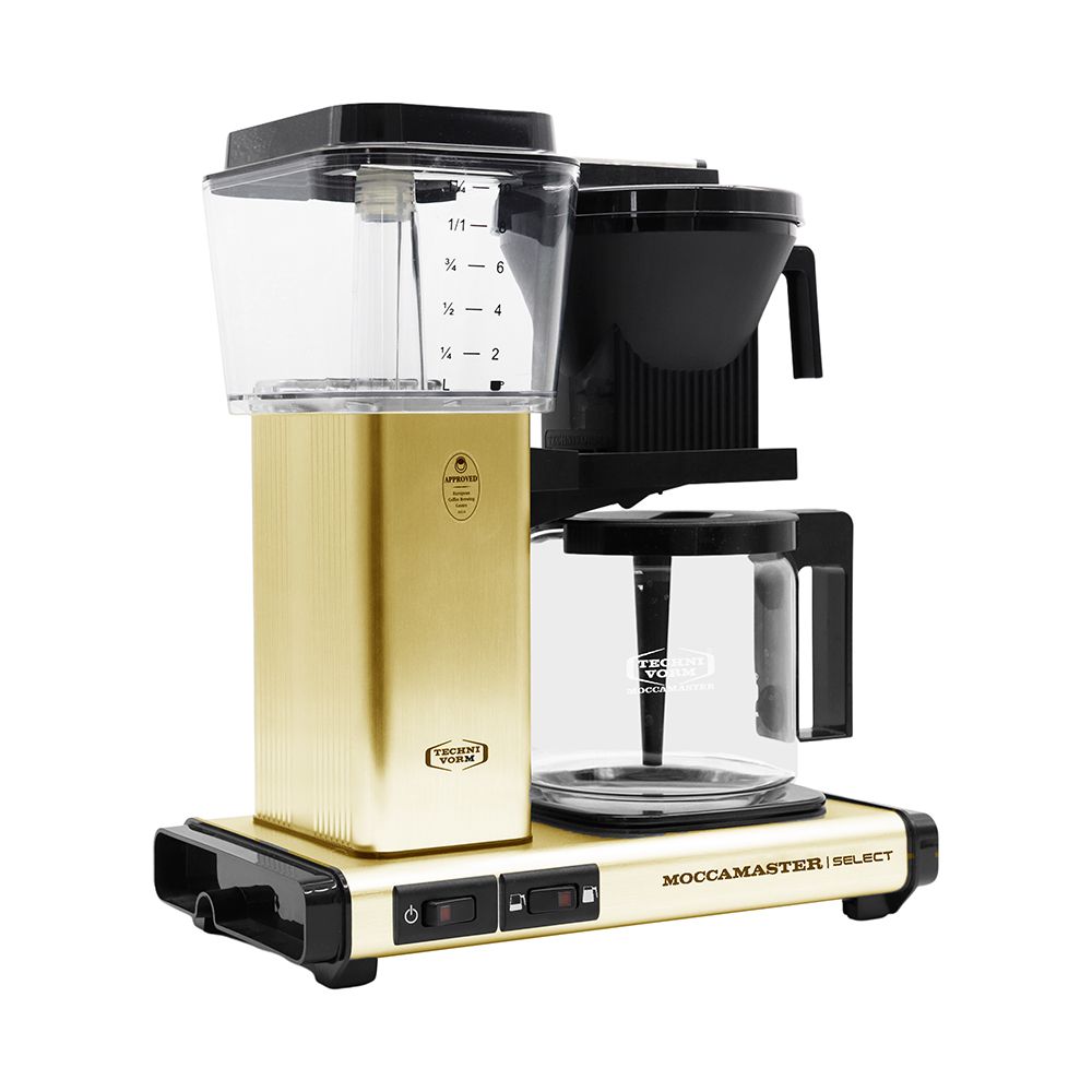 Moccamaster Kaffeemaschine KBG Select Messing gebürstet
