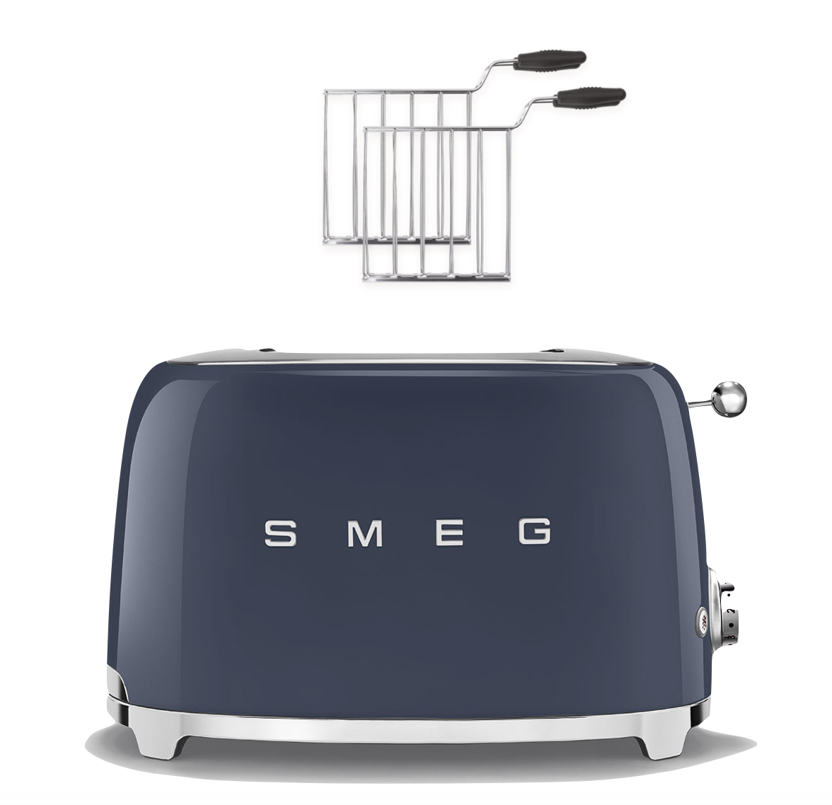 SMEG Toaster TSF01 Navy Blue inkl. Sandwichzange - TSF01NBEU - Kitchenpoint.de