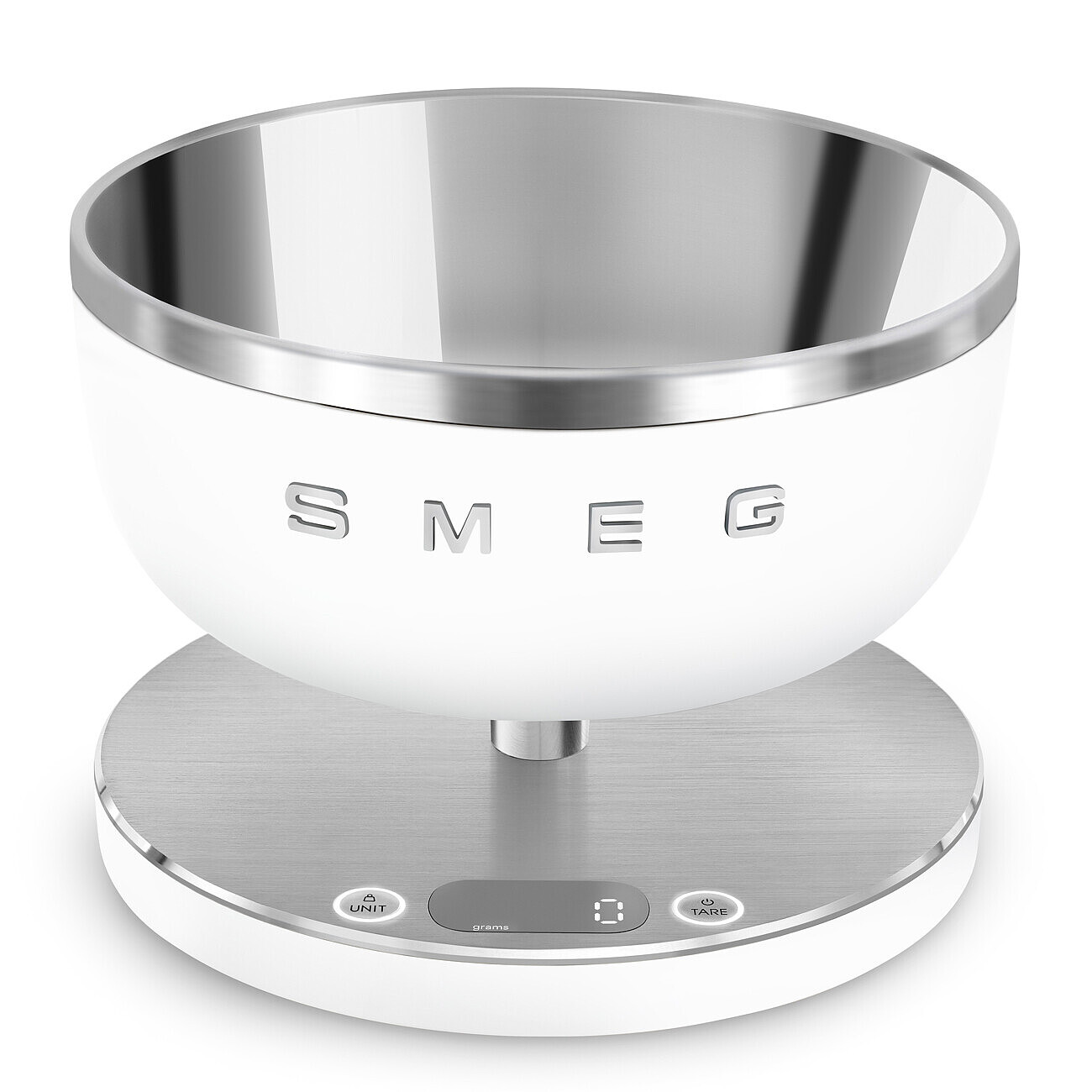 SMEG Digitale Küchenwaage weiß matt