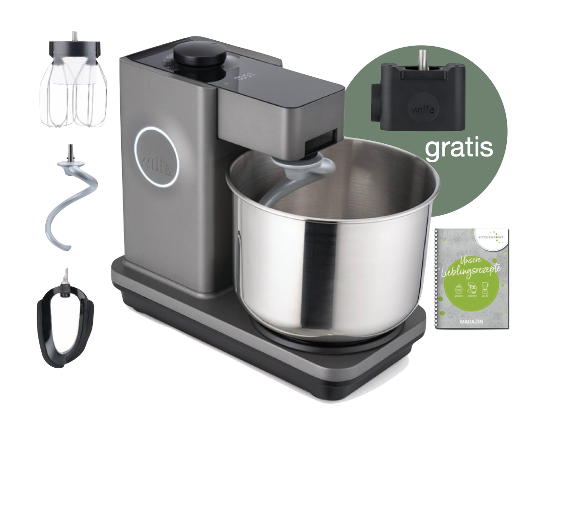 Wilfa Küchenmaschine Probaker Timer grau - Kitchenpoint.de