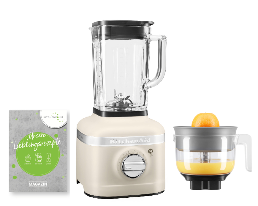 KitchenAid Zitruspressen Set Milkshake - K400 Blender KitchenAid Zitruspressen Set Milkshake - K400 Blender