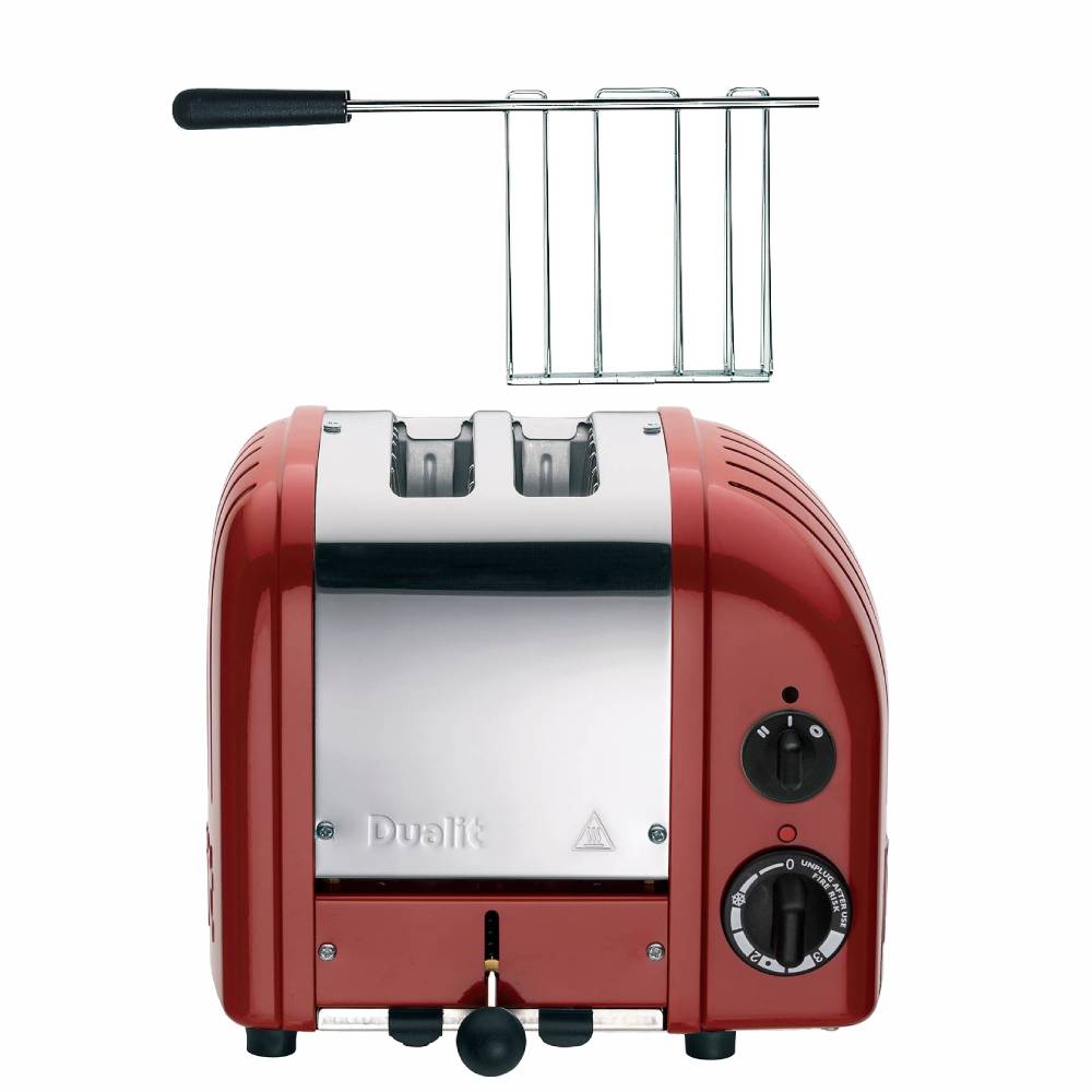 Dualit Classic Toaster 2 Scheiben Rot - Aktions Set