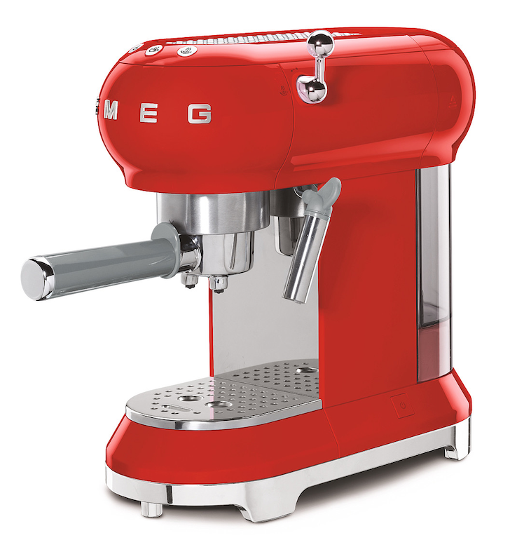 SMEG Espressomaschine Rot - Sale