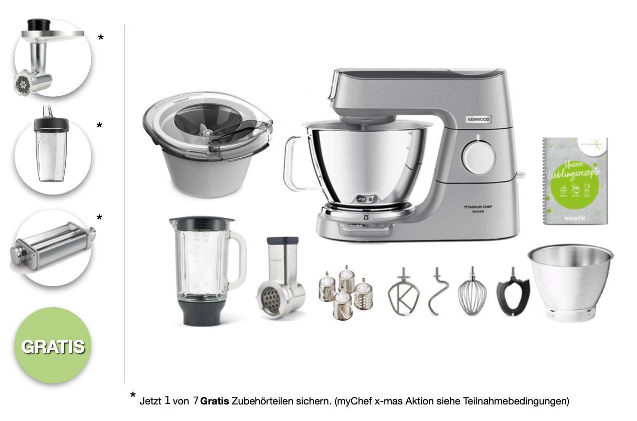 Kenwood Titanium Chef Baker - Eis Set 