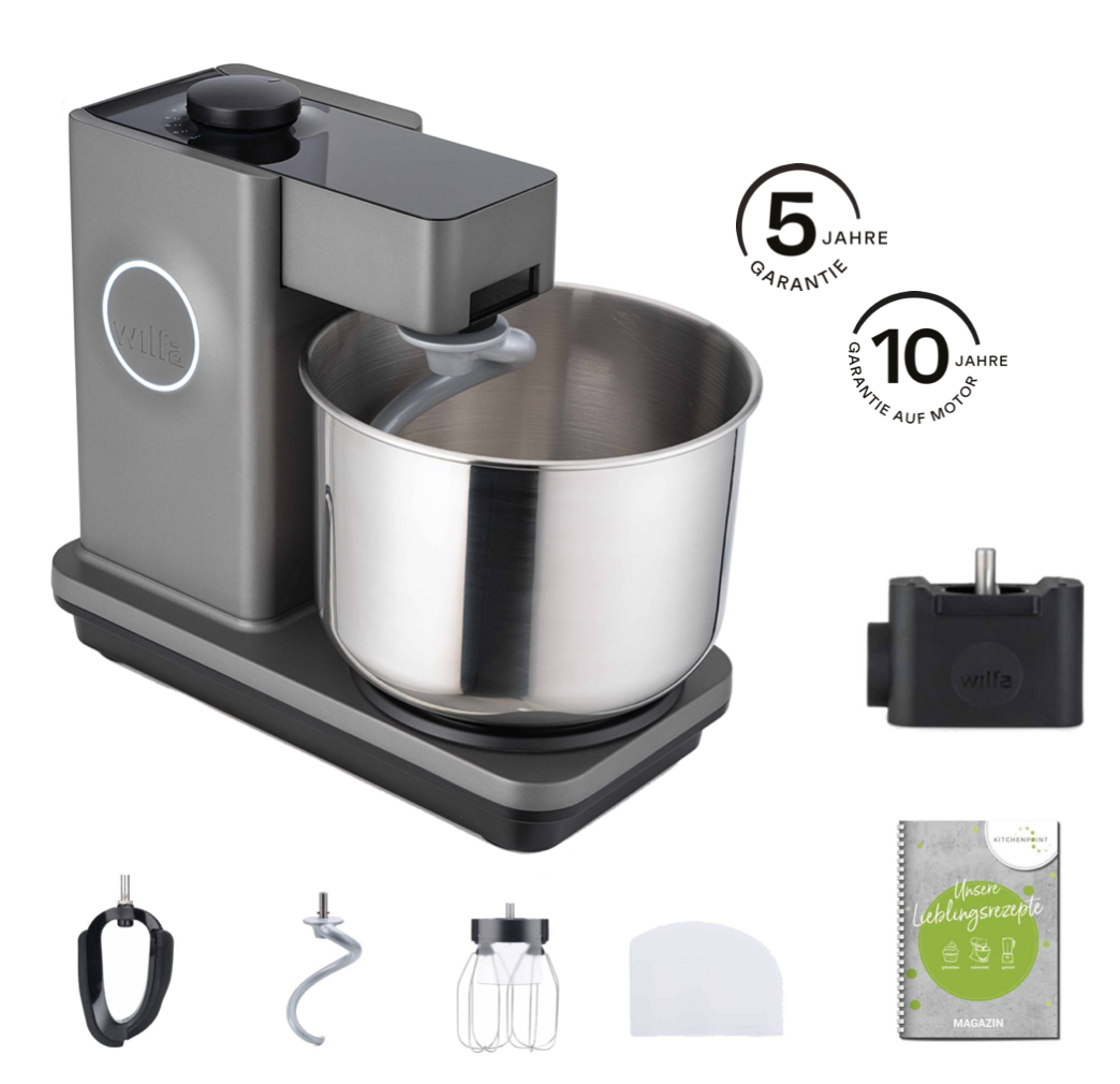 Wilfa Küchenmaschine Probaker grau - Adapter Set