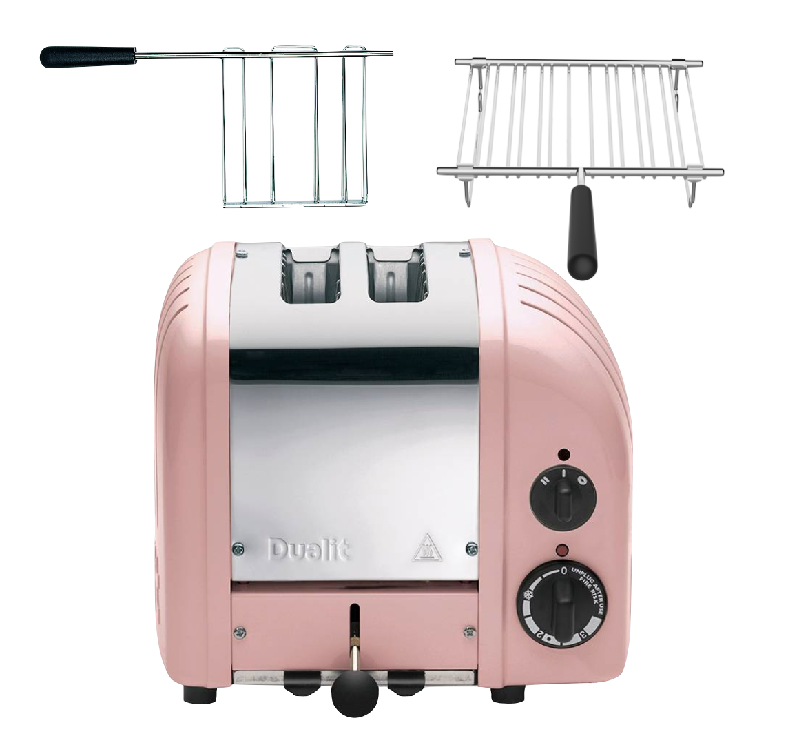 Dualit Classic Toaster 2 Scheiben Pink - Komplett Set