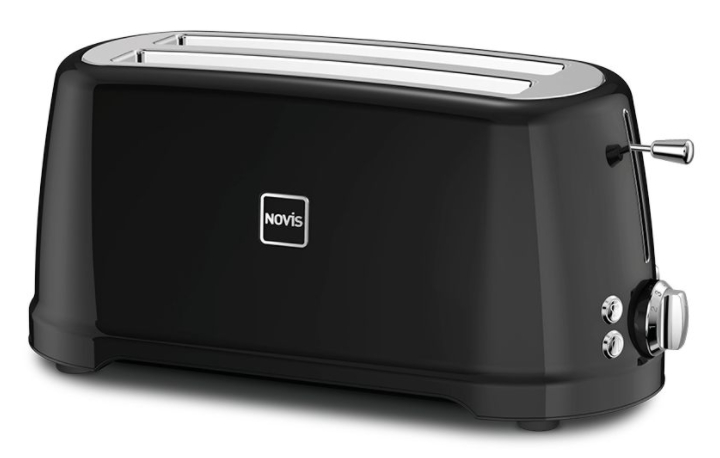 Novis Toaster 4 Scheiben lang Schwarz