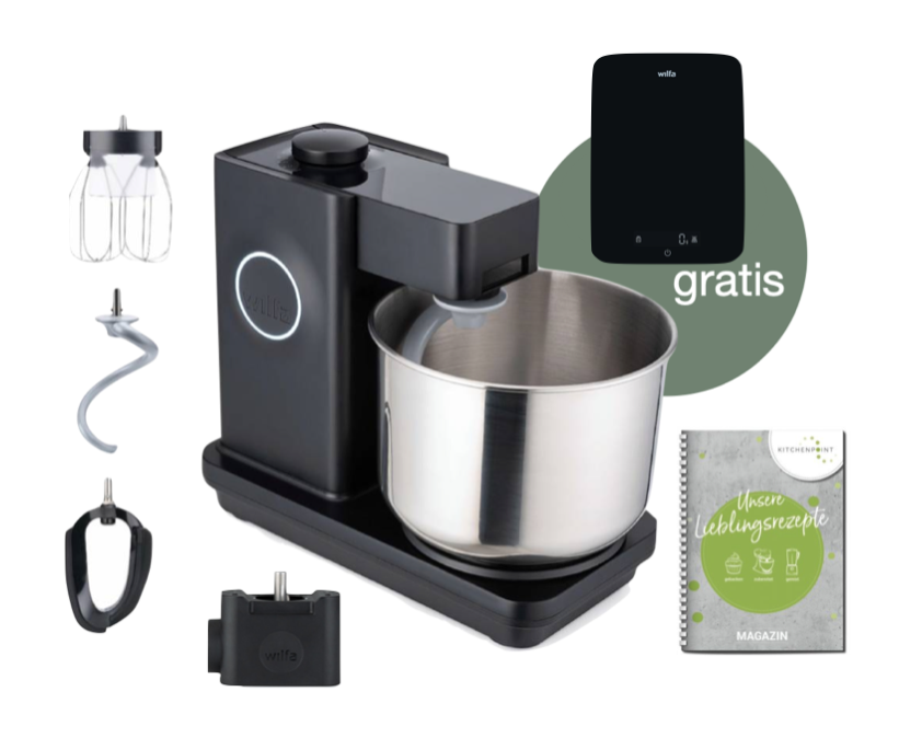 Wilfa Küchenmaschine Probaker schwarz - Adapter Set - Kitchenpoint.de