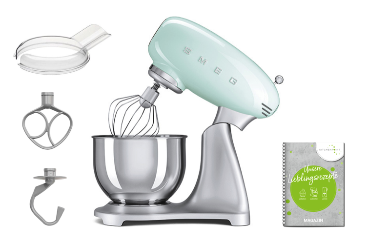 SMEG Küchenmaschine SMF02 Pastellgrün SMEG Küchenmaschine SMF02 Pastellgrün